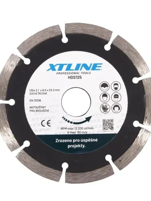 XTLINE Kotouč diamantový segmentový | 115x2x22,2 mm  XTline