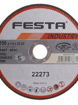 Kotouč řezný FESTA INDUSTRY na kov 150x1.6x22.2mm  FESTA