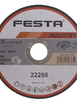 Kotouč řezný FESTA INDUSTRY na kov 125x1x22.2mm  FESTA