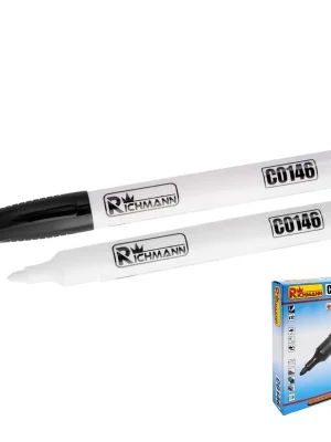 RICHMANN Sada bílých silných popisovačů 1bal/12ks RICHMANN