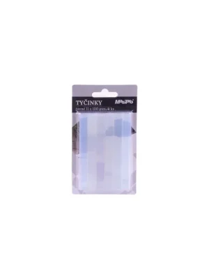 Tyčinky tavné 11x100mm 6ks transparentní MASIPRO