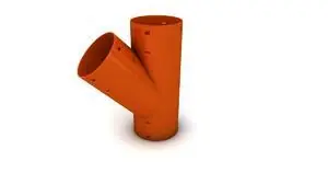 Trubka drenážní 80mm odbočka 45°