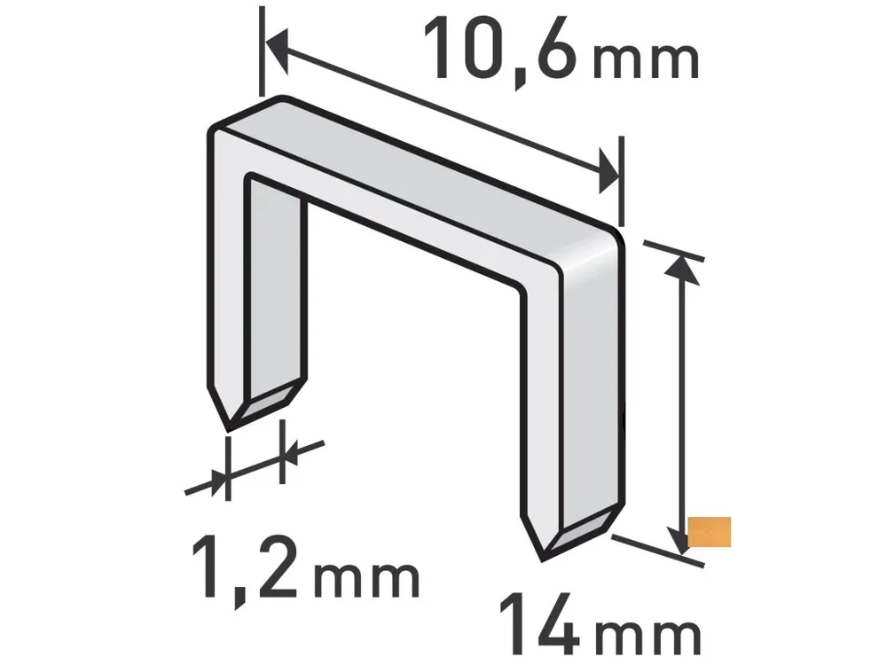 spony výška 14mm/10,6x,52