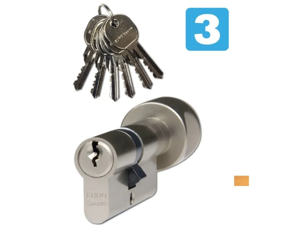 vložka EURO Secure 35+30K knoflík