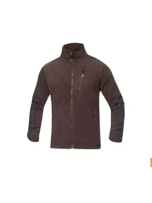 mikina fleece 4TECH hnědá L
