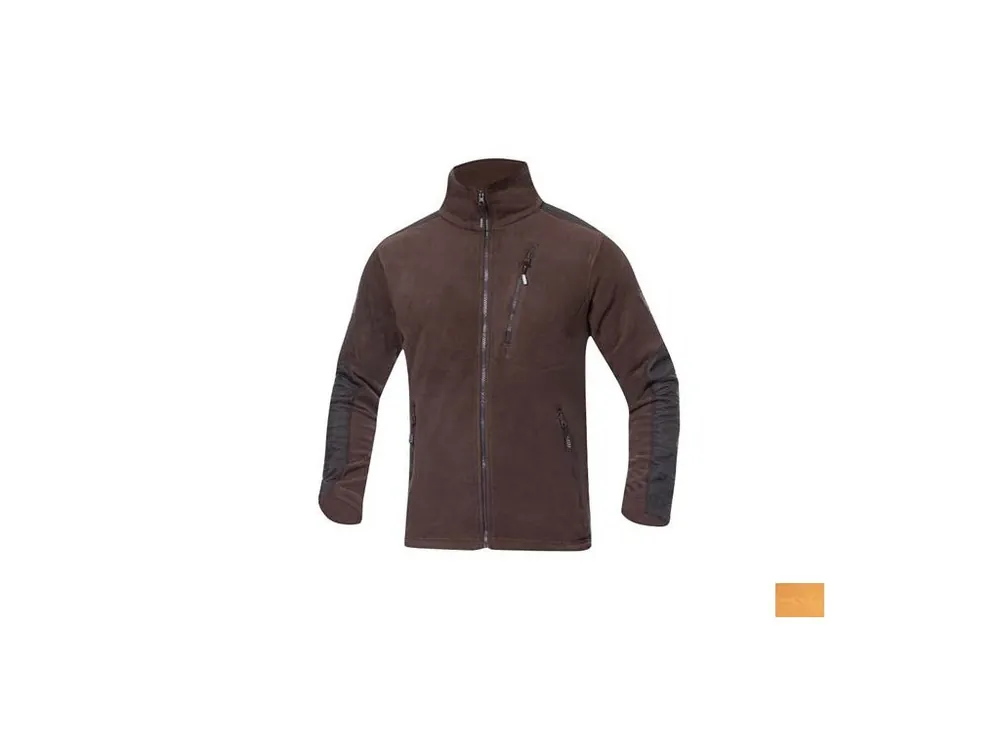 mikina fleece 4TECH hnědá L