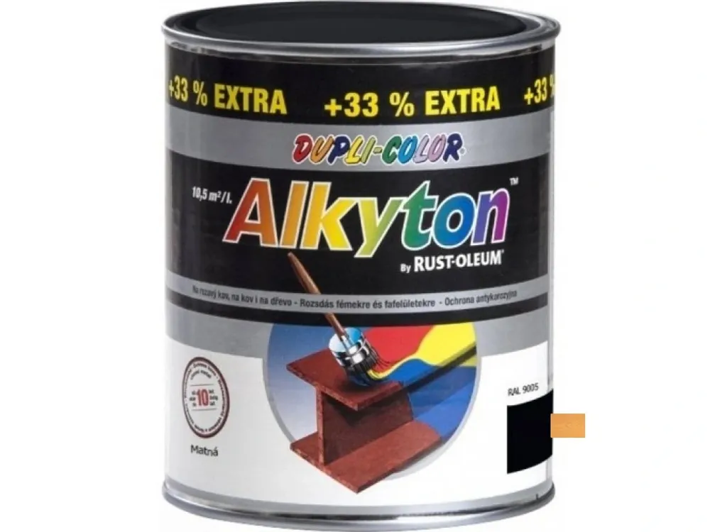 alkyton kov. černá 750ml+33%
