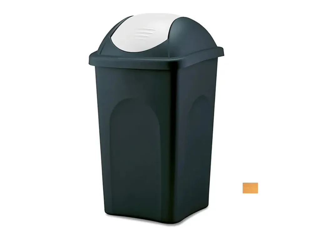 koš odpadkový 60l ČER/BÍ