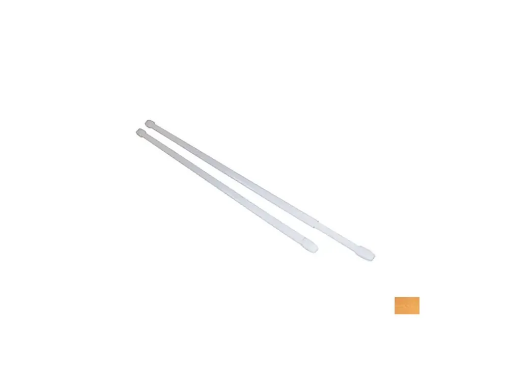 tyč vitrážová 80cm bílá