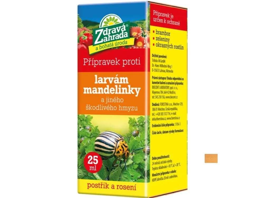 přípravek proti larvám mandelinky 20ml