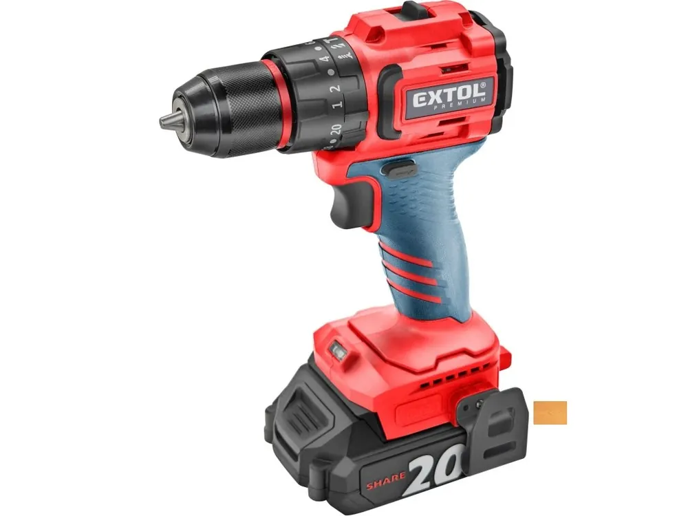 vrtací aku šroubovák s příklepem 20V
