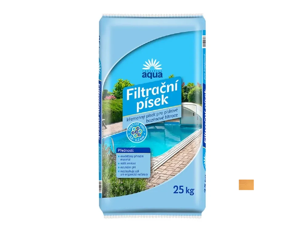 písek do bazénových filtrací 25kg